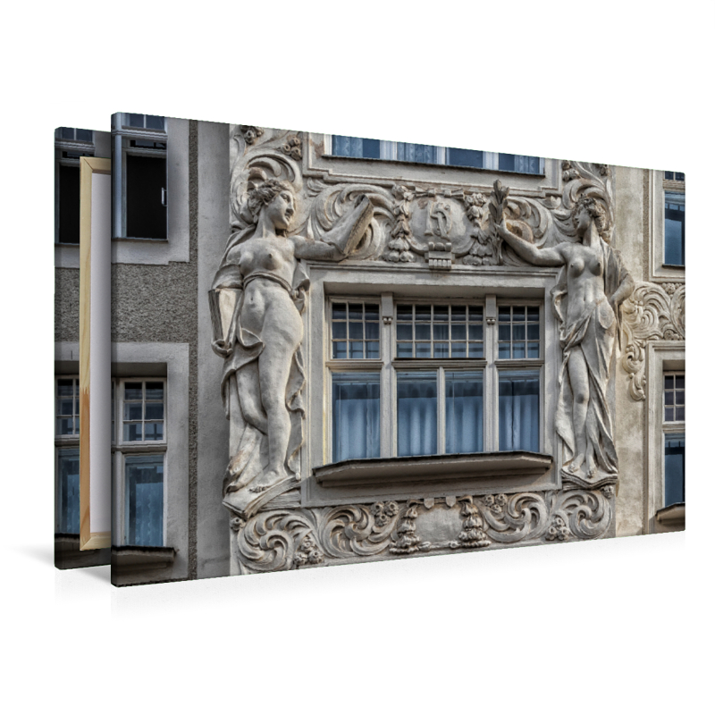 Monumentale Fassadendekoration am Palais de Beaux Arts