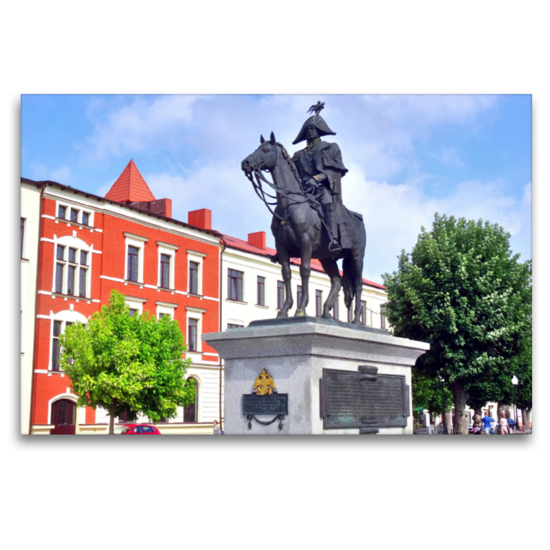 Denkmal des russischen Feldherren Fürst Michail Barclay de Tolly in Insterburg/Tschernjachowsk