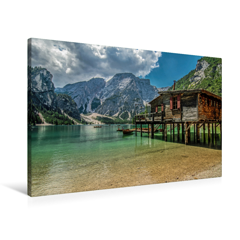 Leinwand Lago Federa - Becco di Mezzodi - Ampezzo