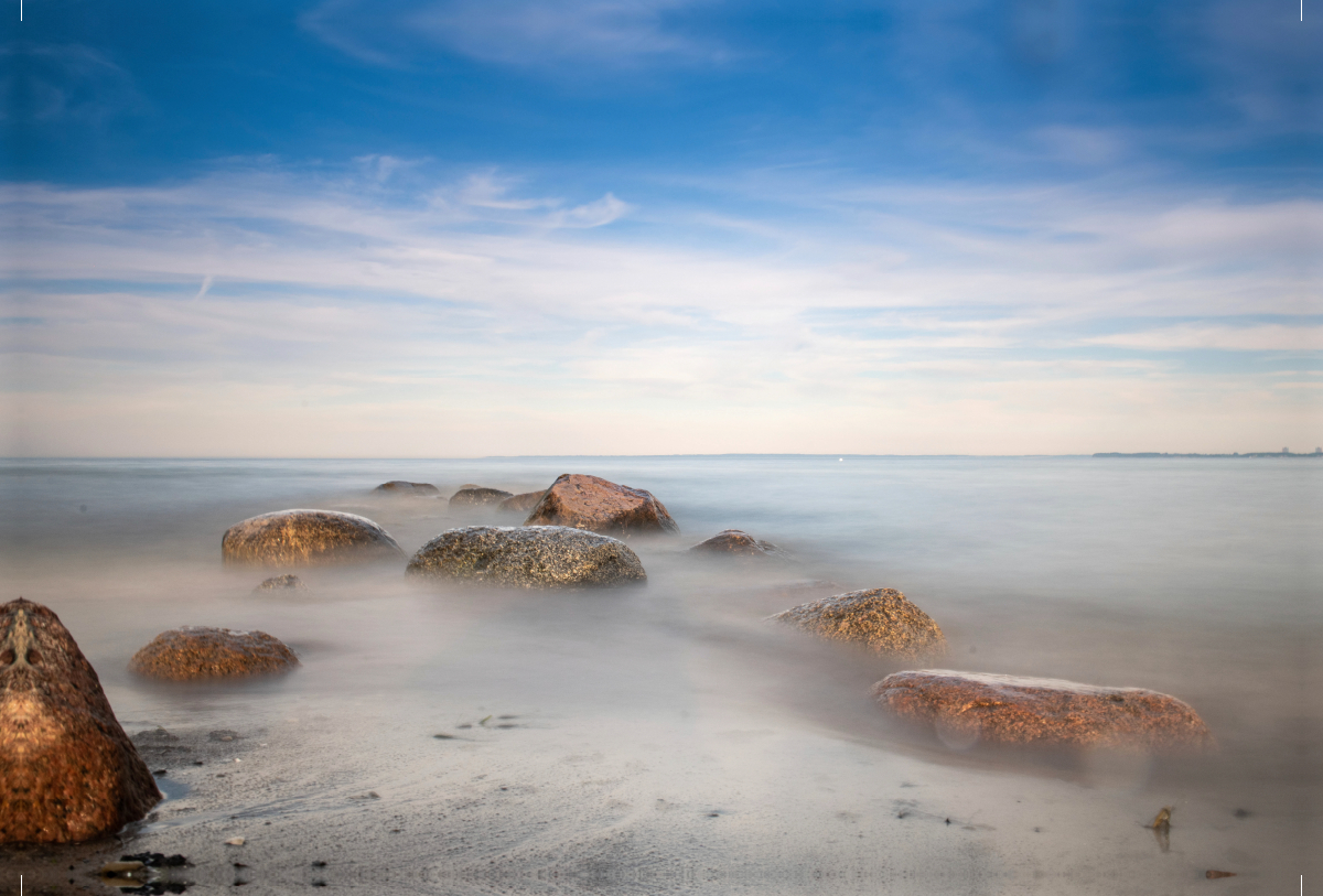 Langzeitbelichtung am Scharbeutzer Strand