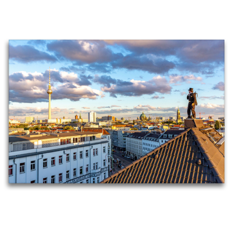 Schornsteinfeger am Berliner Fernsehturm