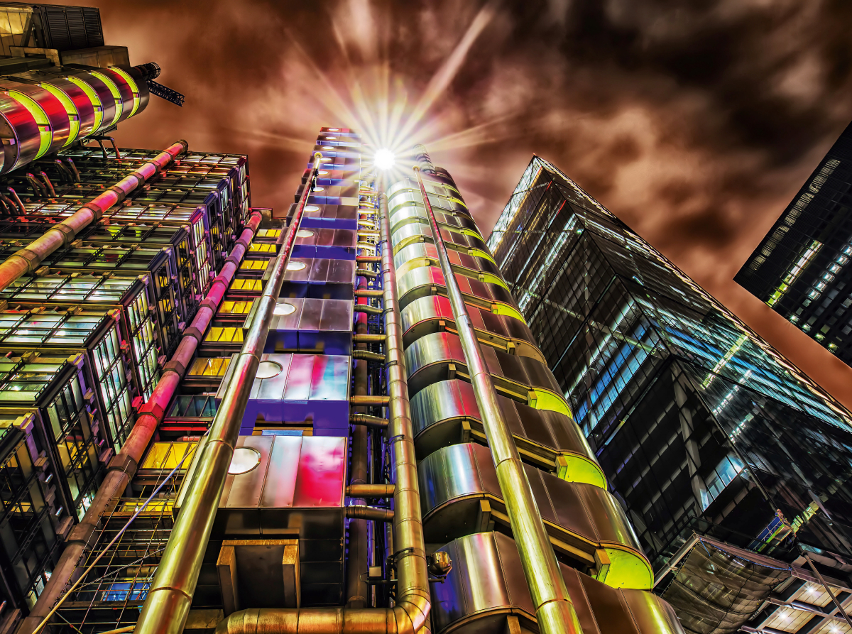 Lloyd's Building in London, Großbritannien