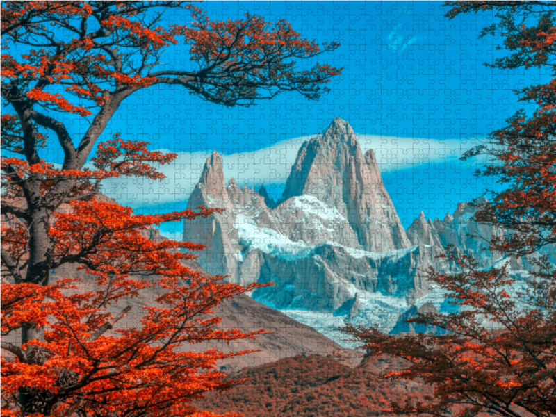 Mount Fitz Roy in Los Glaciares National Park, Patagonien, Argentinien