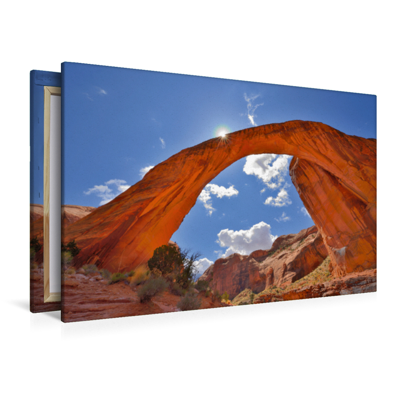 Rainbow Bridge, Lake Powell, Glen Canyon National Rec. Area, Arizona,USA