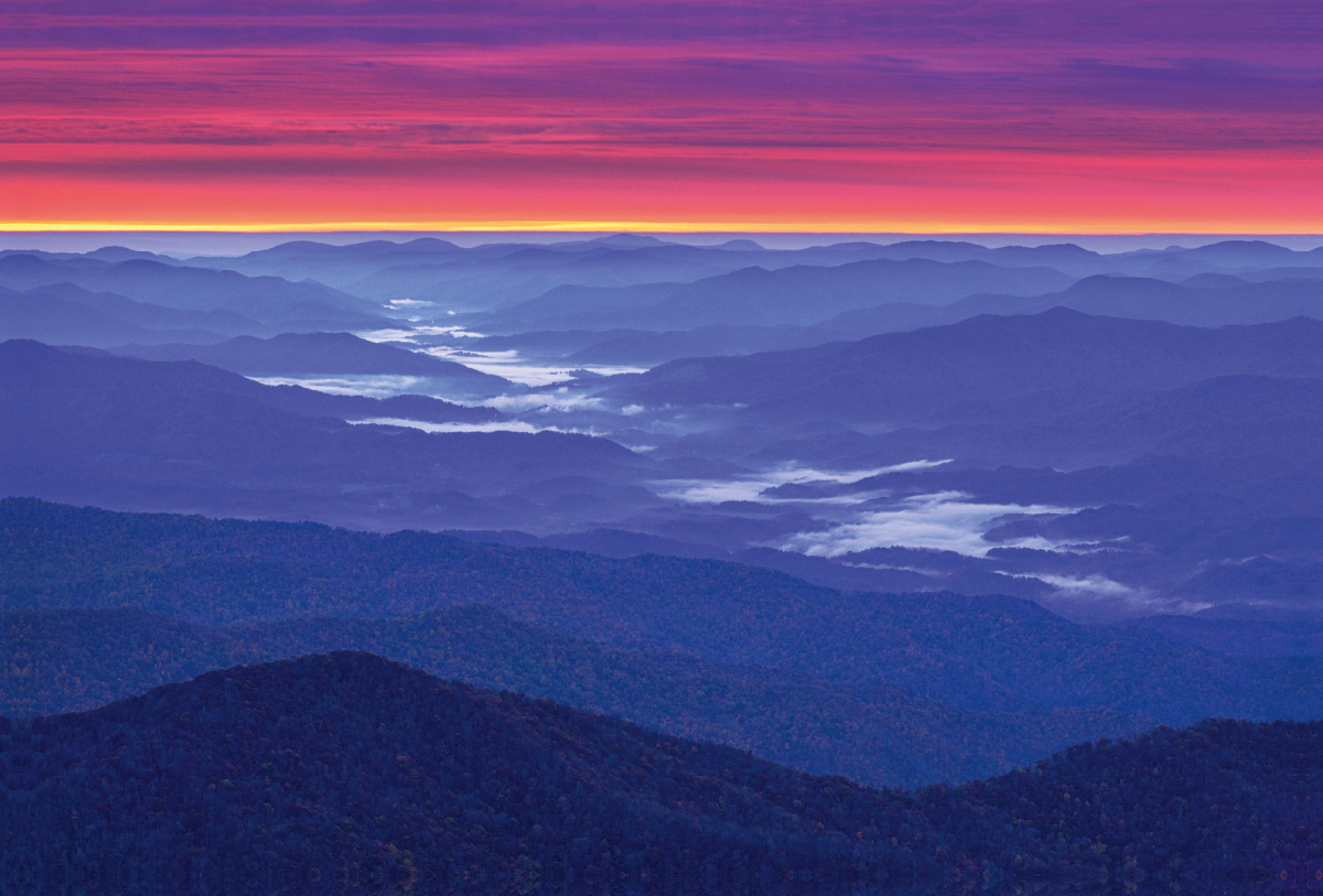 Clingmans Dome, Great Smokey Mountain National Park, North Carolina, USA