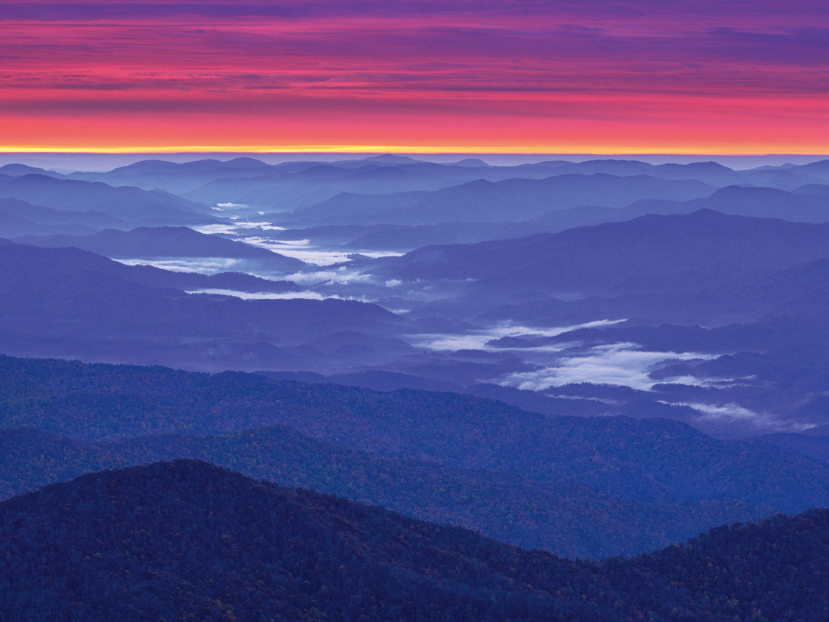 Clingmans Dome, Great Smokey Mountain National Park, North Carolina, USA