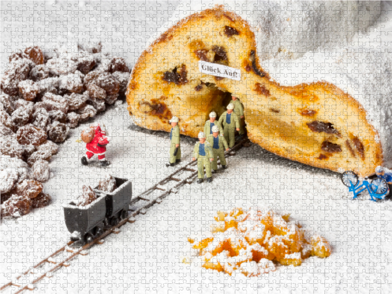 Feierabend am Weihnachtsstollen