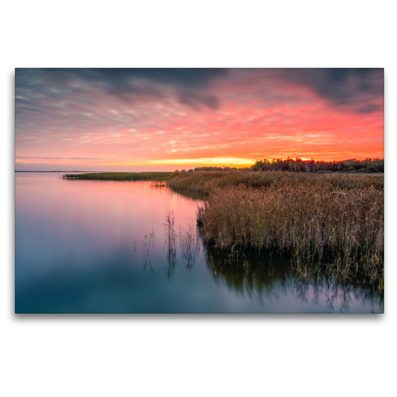 Abendstimmung am Bodden bei Born