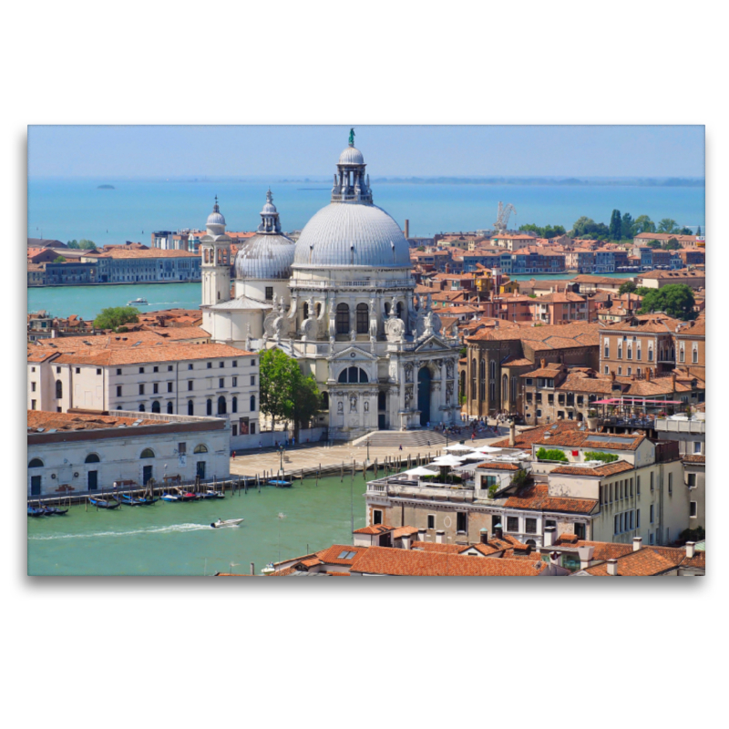 Luftaufnahme von Santa Maria della Salute in Venedig