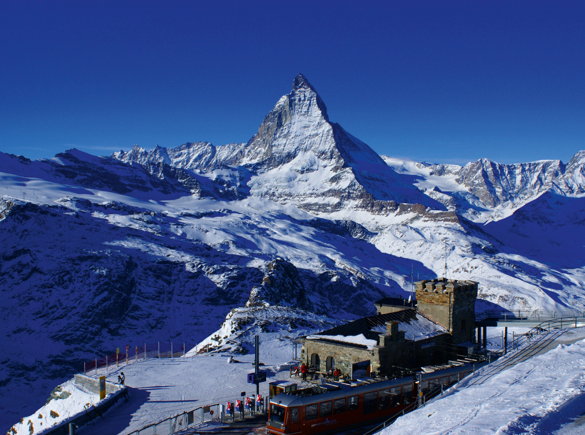 Gornergrat mit Matterhorn. Zermatt