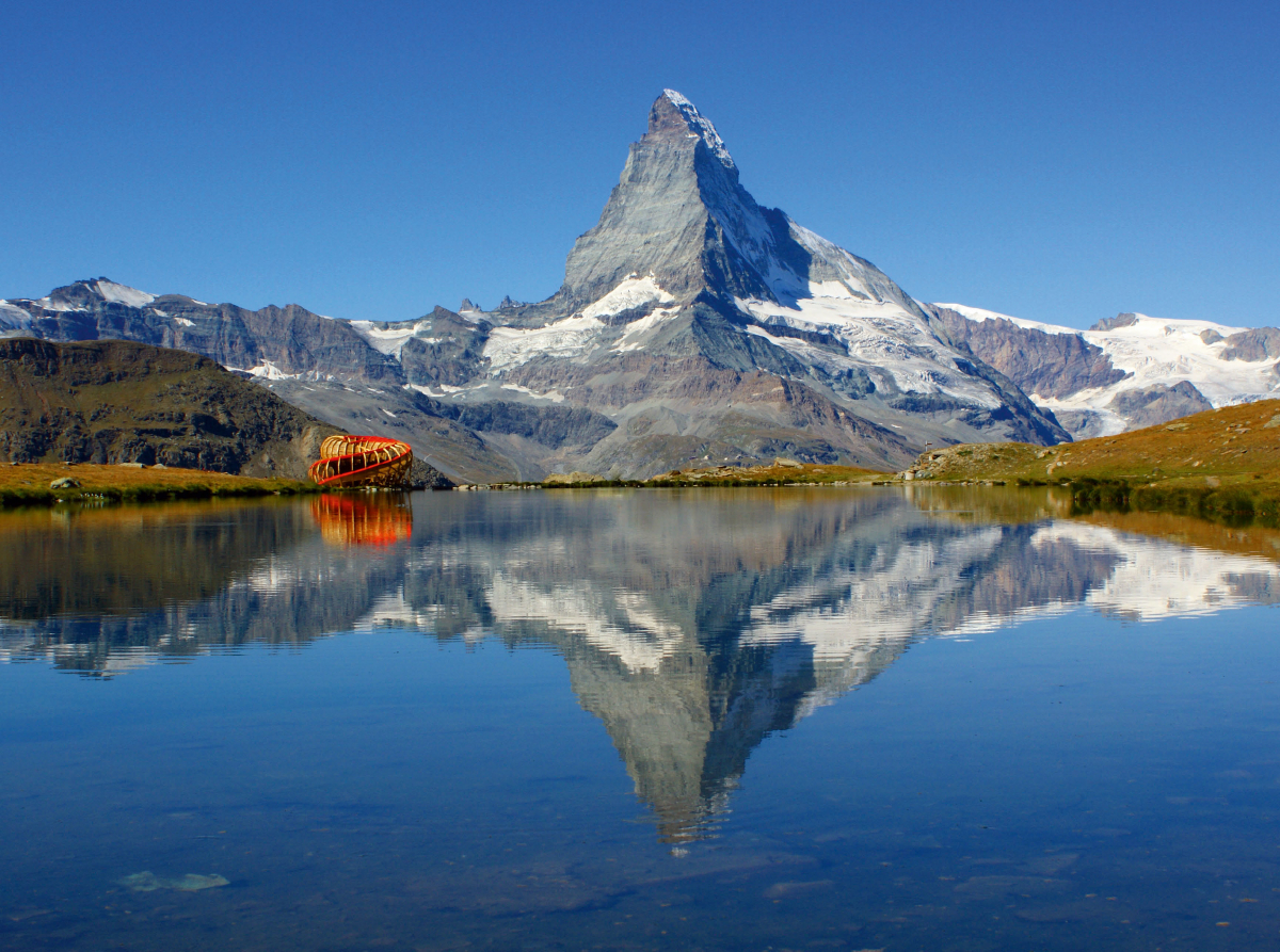 Spieglein, Spieglein....Das doppelte Matterhorn