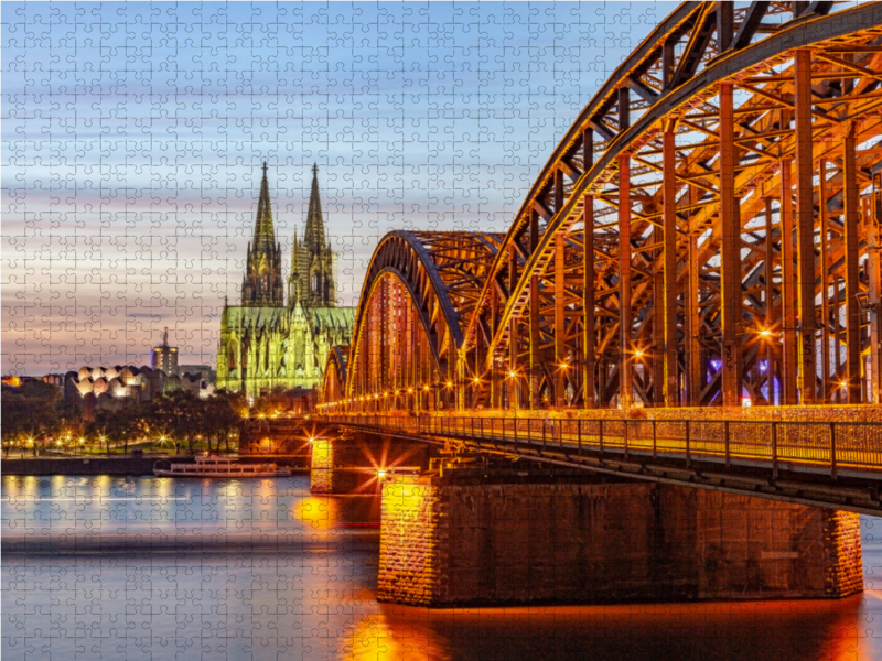 Hohenzollernbrücke (Köln-Deutschland)