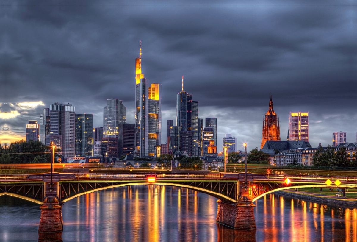 Ignaz Bubis Brücke (Frankfurt-Deutschland)