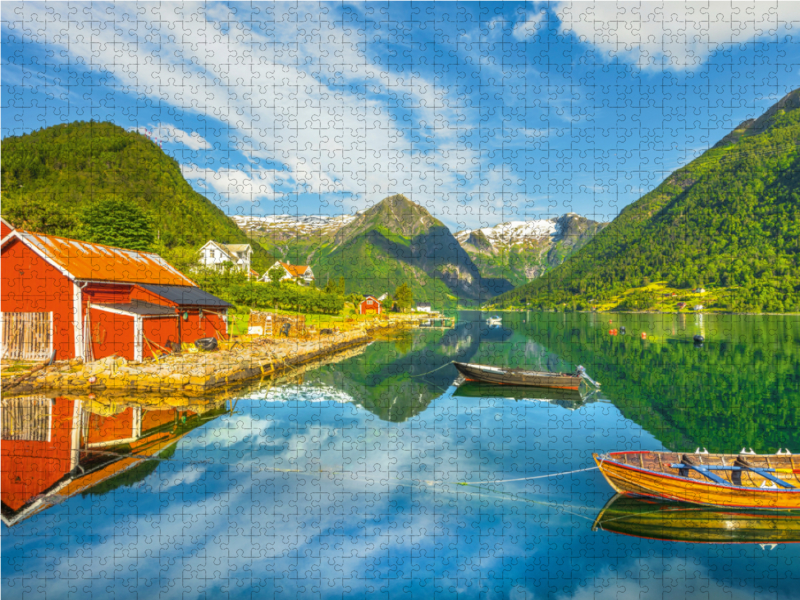 Der Sognefjord bei Balestrand, Norwegen