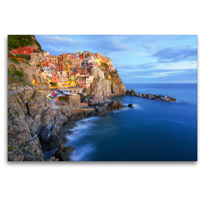 Manarola im letzten Sonnenlicht