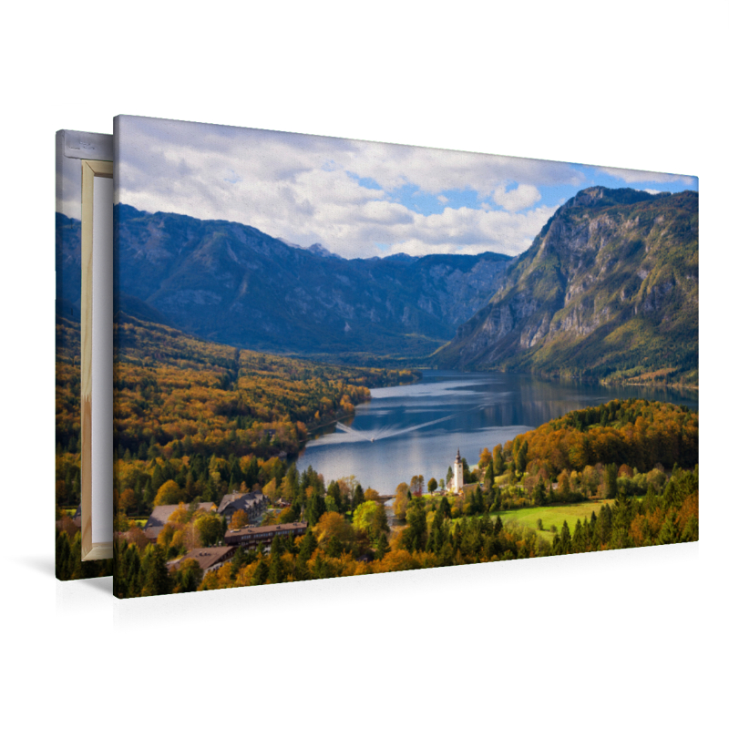 See Bohinj Landschaft im Herbst