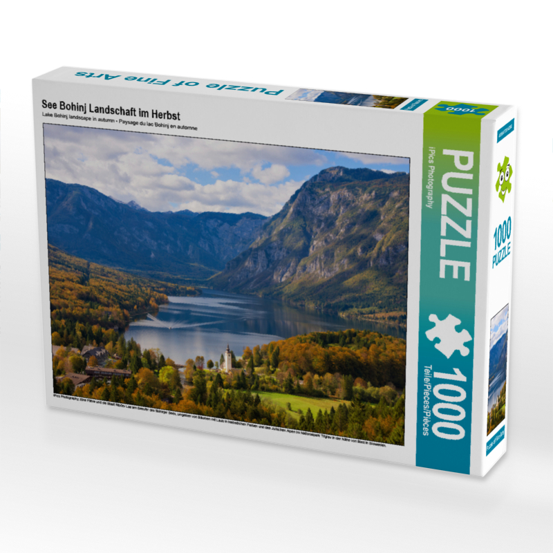 See Bohinj Landschaft im Herbst