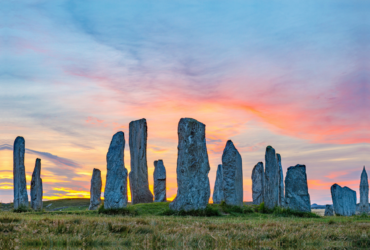 Callanish Stones, Isle of Lewis, Äussere Hebriden, Schottland