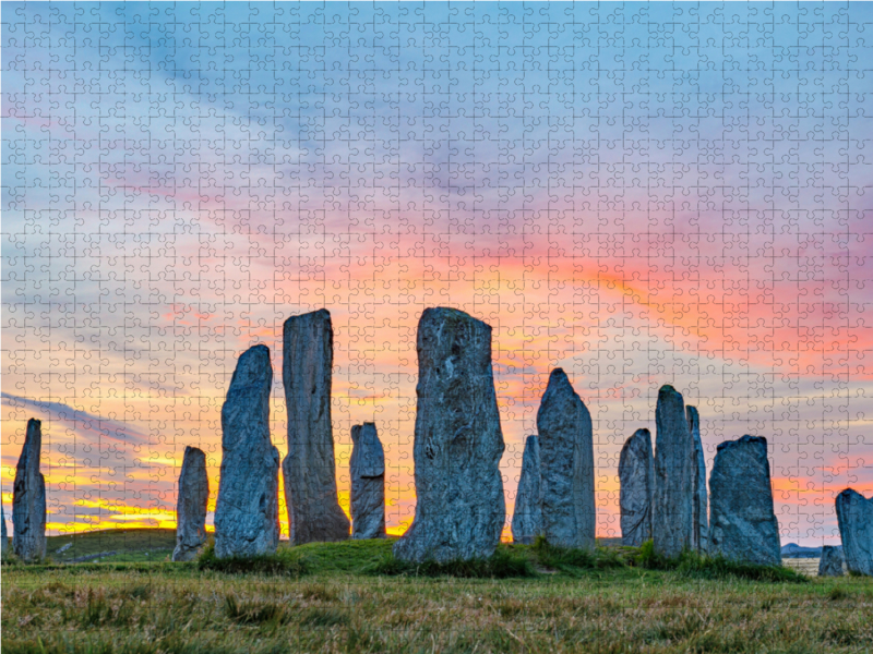 Callanish Stones, Isle of Lewis, Äussere Hebriden, Schottland