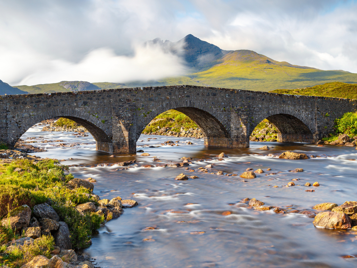 Sligachan Old Bridge, Isle of Skye, Schottland