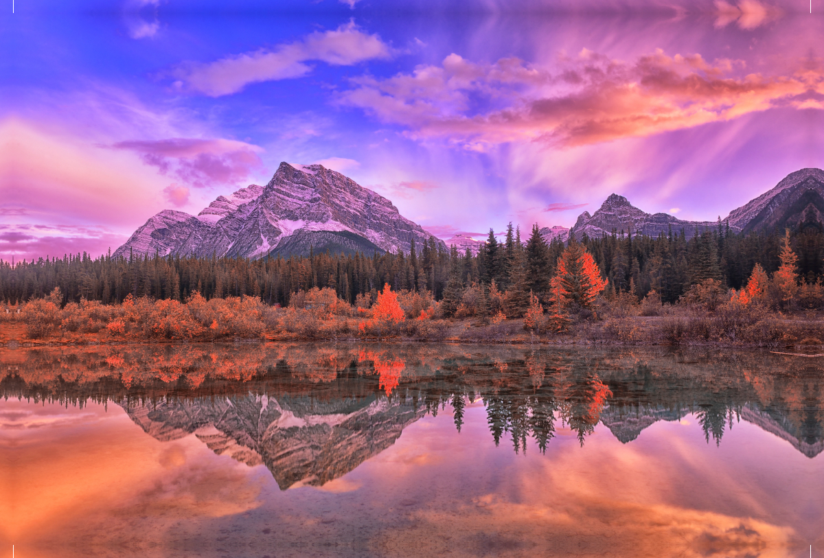 Little Waterfowl Lake, Banff National Park, Alberta