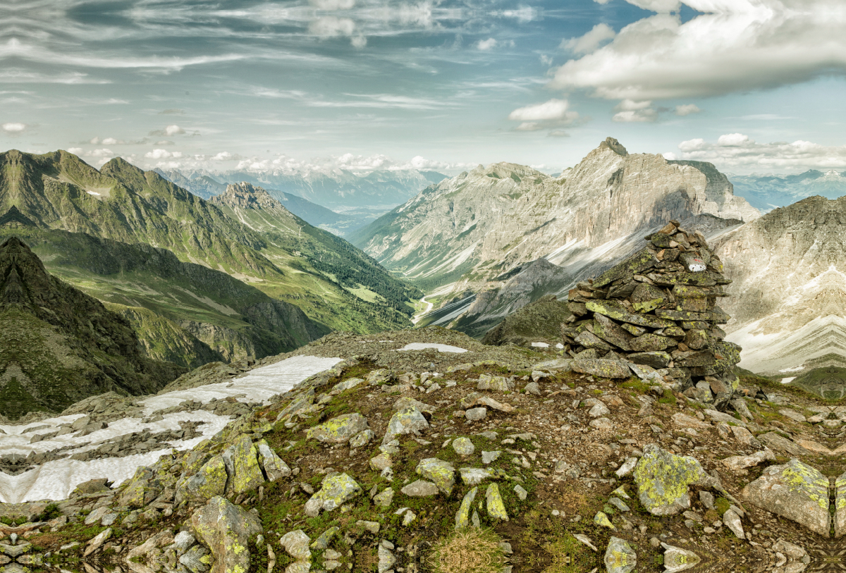 Ausblick ins Stubaital