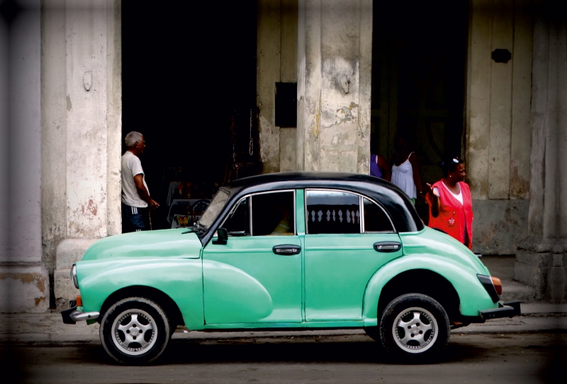 Morris Minor in Havanna - Ein Motiv aus dem Kalender 'Auto-Legenden - British Classics'