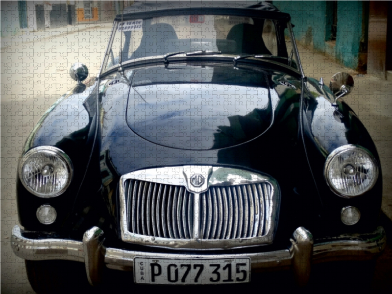 MG in Havanna - Ein Motiv aus dem Kalender 'Auto-Legenden - British Classics'