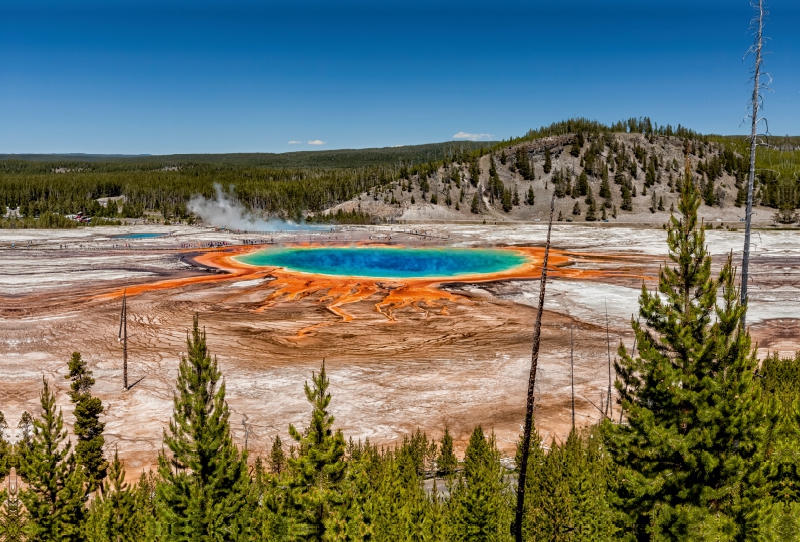 Grand Prismatic Spring, Yellowstone Nationalpark,Wyoming