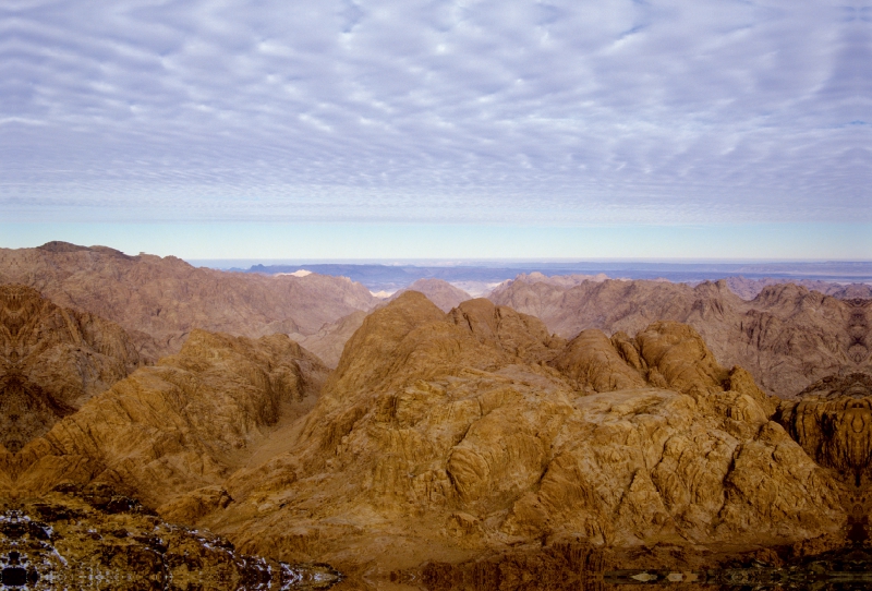 Ein Motiv aus dem Kalender Sinai - Landschaft aus Fels und Sand