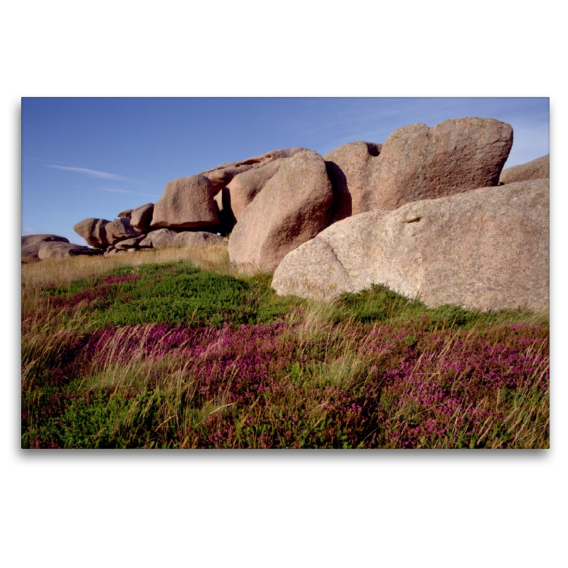 Ein Motiv aus dem Kalender Bretagne, die Côte de Granit Rose, rosa Granit in seiner schönsten Form.