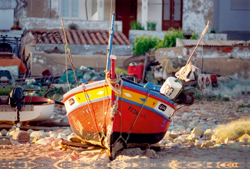 Ein Motiv aus dem Kalender Portugal, traditionelle Fischerboote