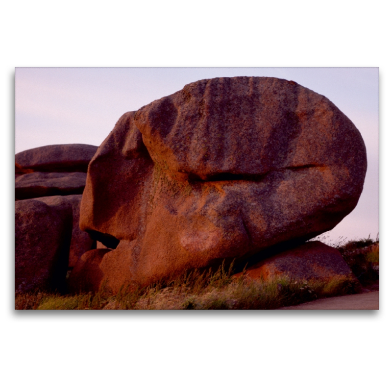 Ein Motiv aus dem Kalender Bretagne, die Côte de Granit Rose, rosa Granit in seiner schönsten Form.