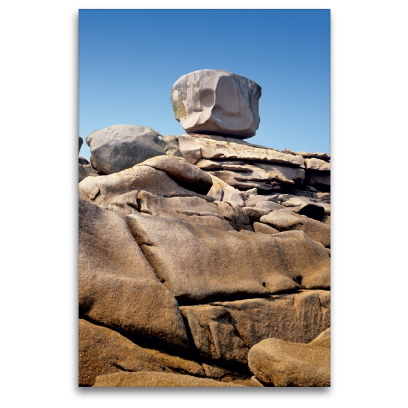 Ein Motiv aus dem Kalender Bretagne, die Côte de Granit Rose, rosa Granit in seiner schönsten Form.