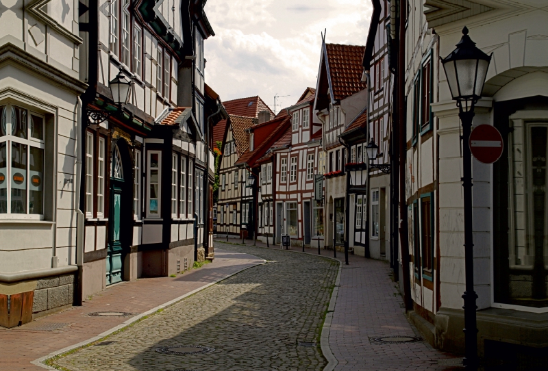 Gasse in der Hamelner Altstadt