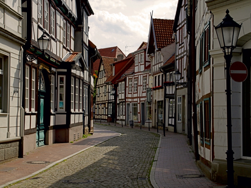 Gasse in der Hamelner Altstadt