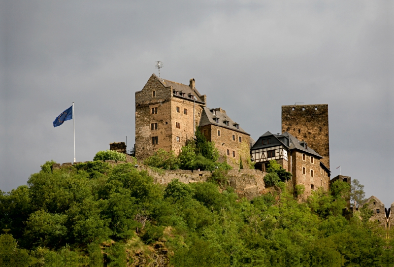 Die Schönburg über Oberwesel am Rhein