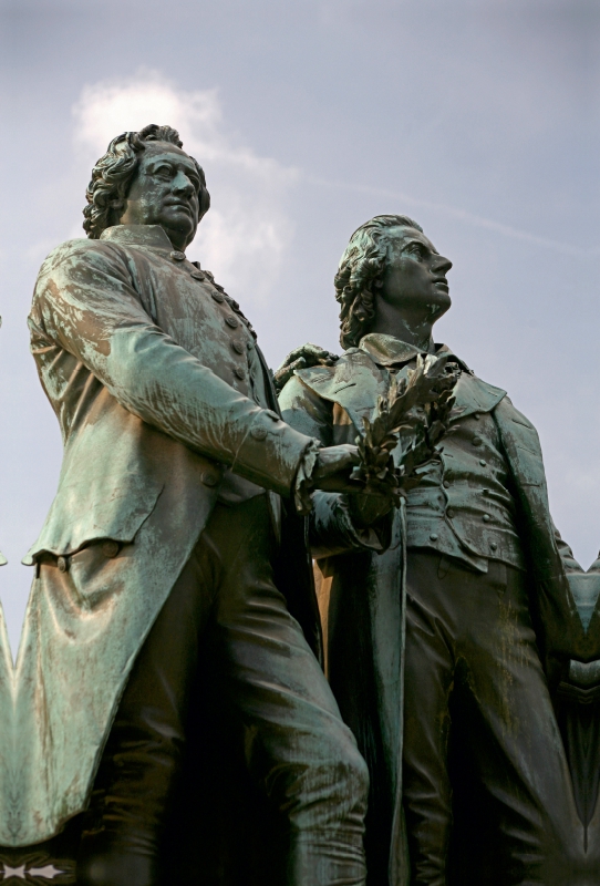 Goethe-Schiller-Denkmal in Weimar