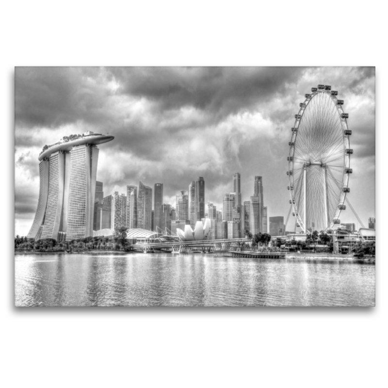 Singapore Skyline bei Tag