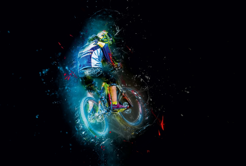 Ein Motiv aus dem Kalender Downhill Explosion