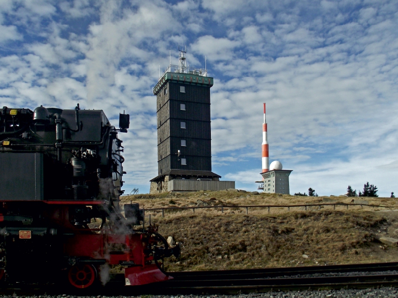 Mit Dampf auf den Brocken im Harz