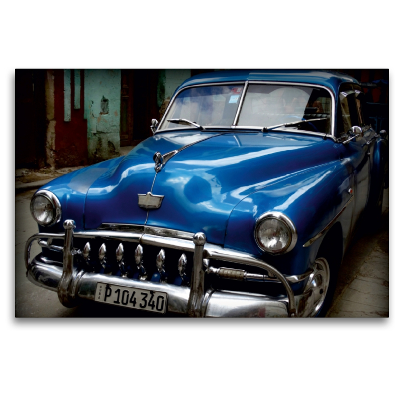 Ein Motiv aus dem Kalender ' HAVANA BLUE - BLAUE OLDTIMER AUF KUBA'