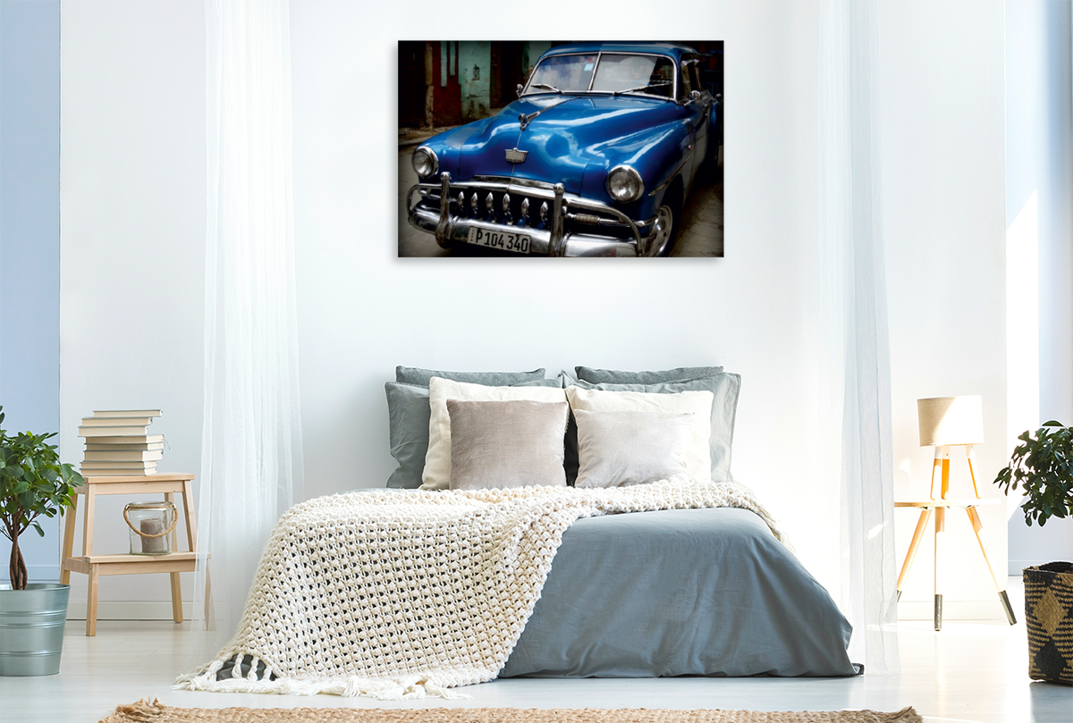 Ein Motiv aus dem Kalender ' HAVANA BLUE - BLAUE OLDTIMER AUF KUBA'