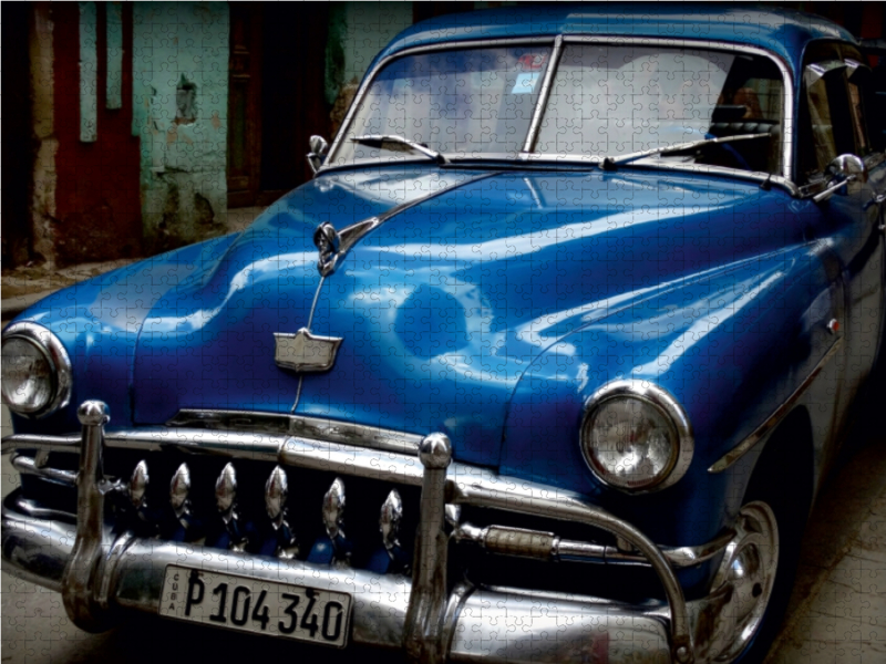 Ein Motiv aus dem Kalender ' HAVANA BLUE - BLAUE OLDTIMER AUF KUBA'