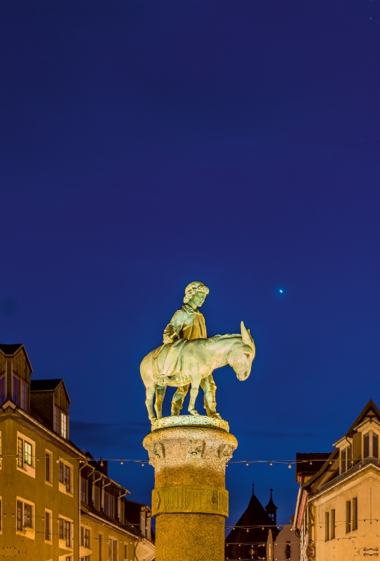 Eselsbrunnen am Abend