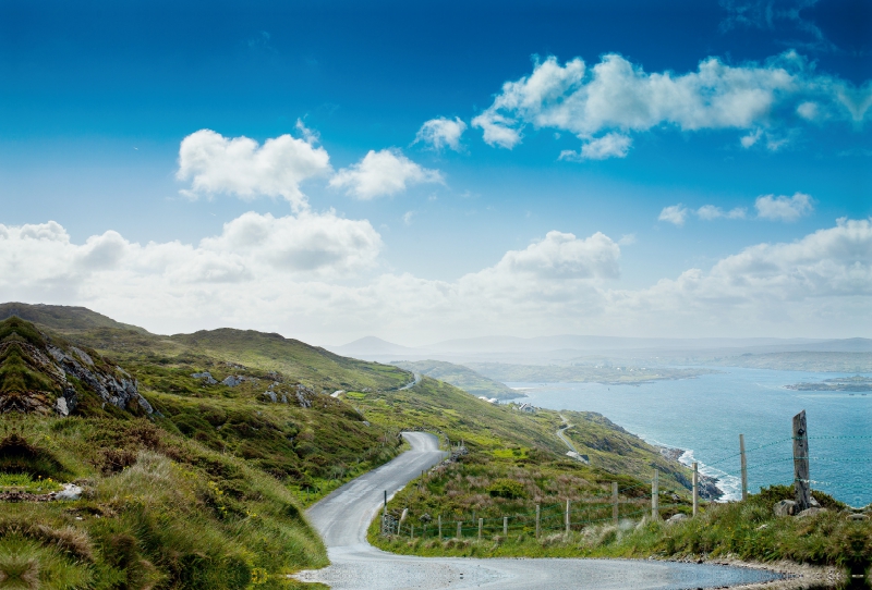 Sky Road in Clifden, Irland