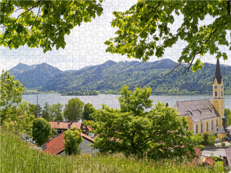 Frühlingslandschaft am Schliersee