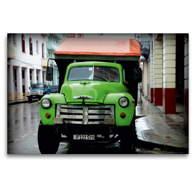 GMC-Truck in Havanna - Ein Motiv aus dem Kalender 'US TRUCKS IN CUBA'