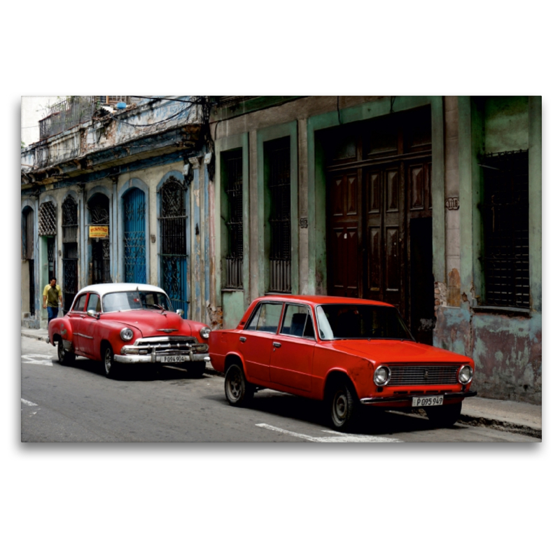 Sowjetischer LADA in Alt-Havanna