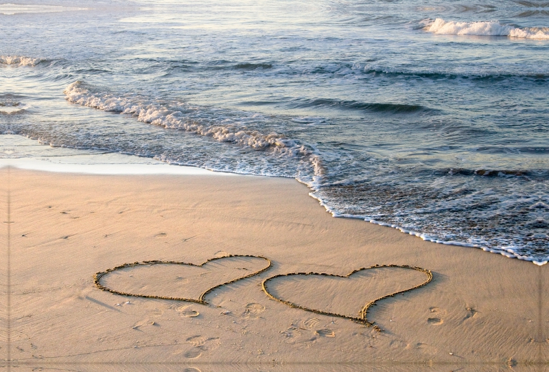 Verliebt am Strand